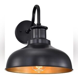 Vintage Farmhouse Gooseneck Barn Light💡Outdoor Industrial Black Wall Sconce